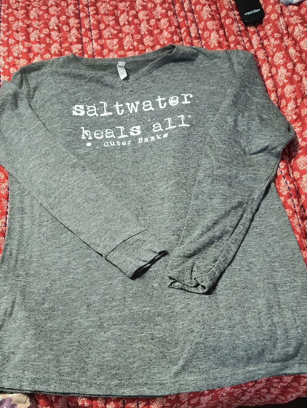 Outer Banks Women's Gray Long-Sleeve Shirt
